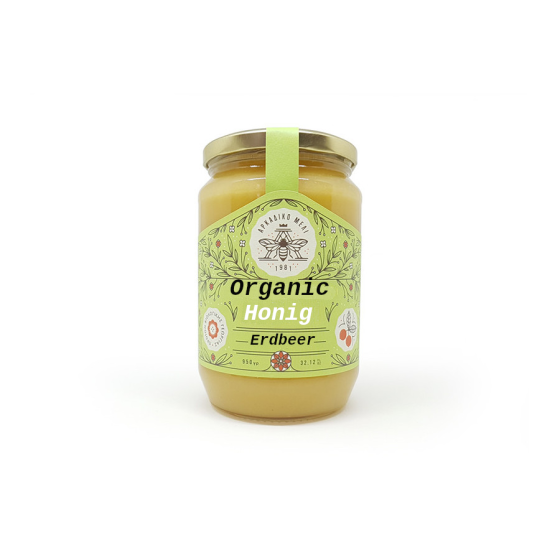 Bio-Erdbeer Griechischer Rohhonig - Natürlich griechisch & pur | Roots & Crops