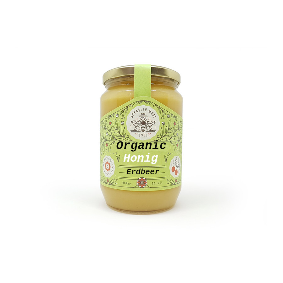 Bio-Erdbeer Griechischer Rohhonig - Natürlich griechisch & pur | Roots & Crops