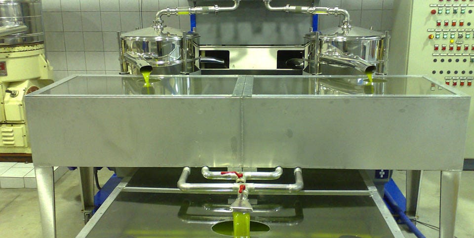 Moderne Olivenölproduktion